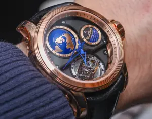 Cecil Purnell V17 World Time Bi-Axial Tourbillon