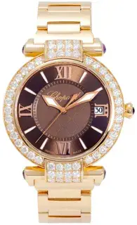 Chopard Chopard Imperiale 384241-5008 40mm Rose gold Brown