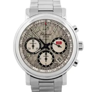 Chopard Chopard Mille MigliaChronograph Silver Stainless Steel 39mm Watch 8331 BOX