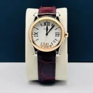Chopard Chopard Happy Sport 278582-6001 36mm Rose gold White