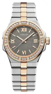 Chopard Chopard Alpine Eagle 298617-6002 33mm Yellow gold and Stainless steel Gray