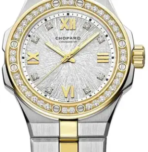 Chopard Chopard Alpine Eagle 298617-4001 33mm Yellow gold and Stainless steel Gray