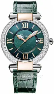 Chopard Chopard Imperiale 388532-6008 36mm Rose gold and Stainless steel Green