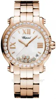 Chopard Chopard Happy Sport 278559-6003 36mm Rose gold Silver