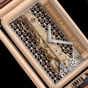 Corum Golden Bridge Rectangle 40th Anniversary Edition