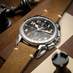 Cuervo y Sobrinos Chronograph Emilio Carranza