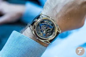 De Bethune DB28 Steel Wheels Sapphire Tourbillon