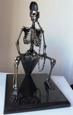 Ferdinand Berthoud Unique Vintage Skull Pocket Watch