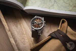 Fortis Flieger F-43 Bicompax Umber Brown Capsule Edition