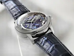 Frederique Constant Classic Manufacture Worldtimer Blue