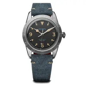 Geckota Airstream Frontier Watch Black Textured Dial