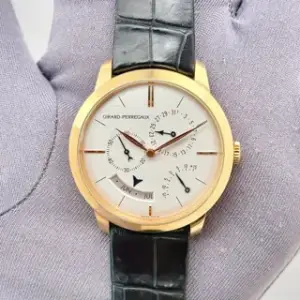 Girard-Perregaux Girard-Perregaux 1966 49538-52-131-BK6A 40mm Rose gold Silver