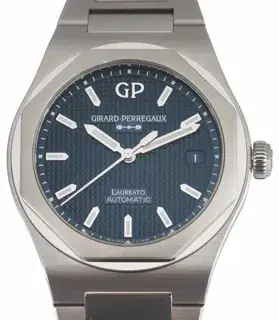 Girard-Perregaux Girard-Perregaux Laureato 81005-11-3460-1CM 38mm Stainless steel Blue