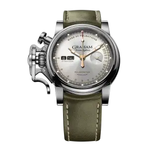 Graham CHRONOFIGHTER VINTAGE PULSOMETER SILVER