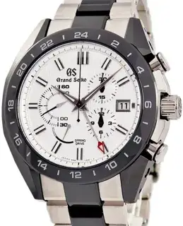 Grand Seiko Grand Seiko Sport SBGC221 9R86-0AG0 46.5mm Ceramic and Titanium White