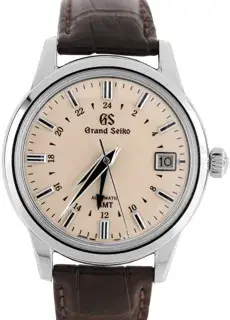 Grand Seiko Grand Seiko Elegance SBGM221G 39.5mm Stainless steel White and Cream