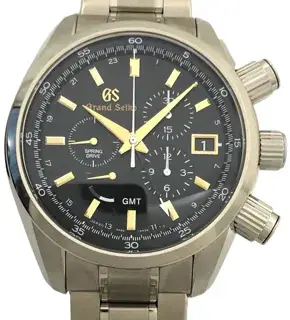 Grand Seiko Grand Seiko Spring Drive SBGC205 43.5mm Stainless steel Black