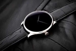 H. Moser & Cie Venturer Vantablack Black Hands