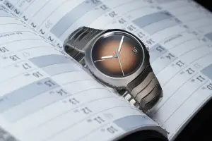 H. Moser & Cie. Streamliner Perpetual Calendar Concept Smoked Salmon