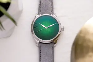 H. Moser & Cie. Endeavour Centre Seconds Concept Lime Green