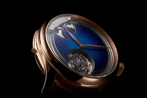 H. Moser & Cie. Endeavour Concept Minute Repeater Tourbillon Aqua Blue