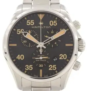 Hamilton Hamilton Khaki Aviation H767220/H76722131 44mm Stainless steel Black