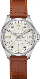 Hamilton Hamilton Khaki Aviation H64635550 42mm Stainless steel Silver