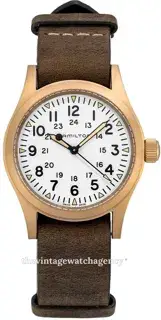 Hamilton Hamilton Khaki Field H69459510 38mm Bronze and Titanium White