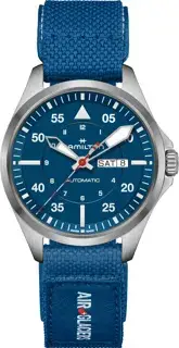 Hamilton Hamilton Khaki Aviation H64655941 42mm Titanium Blue