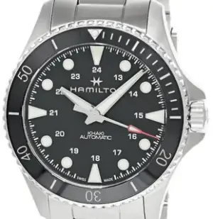 Hamilton Hamilton Khaki Navy H82515130 43mm Stainless steel Black
