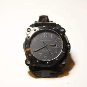 Hamilton Hamilton Khaki Navy H78585333 46mm Stainless steel Black
