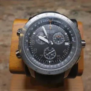 Hamilton Hamilton Khaki Aviation H77912335 46mm Stainless steel Black