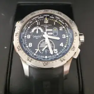 Hamilton Hamilton Khaki Aviation H76714335 45mm Stainless steel Black