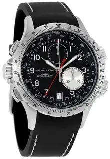 Hamilton Hamilton Khaki Aviation H77612333 42mm Stainless steel Black