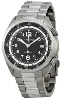 Hamilton Hamilton Khaki Aviation H76455133 41mm Stainless steel Black