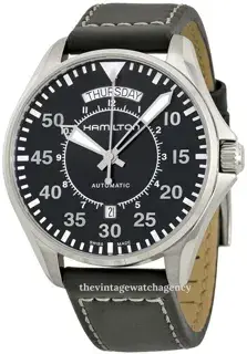 Hamilton Hamilton Khaki Aviation H64615735 41mm Stainless steel Black