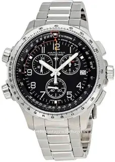 Hamilton Hamilton Khaki Aviation H77912135 46mm Stainless steel Black
