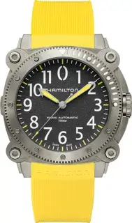 Hamilton Hamilton Khaki Navy H78535380 46mm Titanium Gray