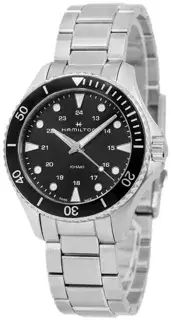 Hamilton Hamilton Khaki Navy H82201131 37mm Stainless steel Black