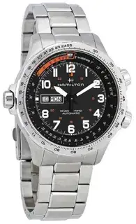 Hamilton Hamilton Khaki Aviation H77755133 45mm Stainless steel Black
