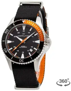 Hamilton Hamilton Khaki Navy H82305931 40mm Stainless steel Black