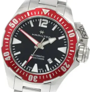 Hamilton Hamilton Khaki Navy H777250/H77725135 42mm Stainless steel Black