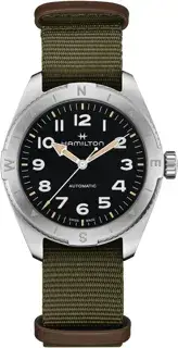 Hamilton Hamilton Khaki Field H70315931 41mm Stainless steel Black