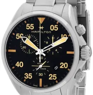 Hamilton Hamilton Khaki Aviation H76722131 44mm Stainless steel Black