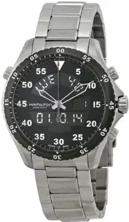 Hamilton Hamilton Khaki Aviation H64554131 40mm Stainless steel Black