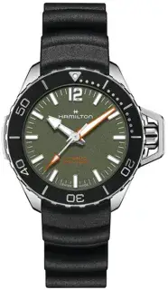 Hamilton Hamilton Khaki Navy H77455360 41mm Stainless steel Green