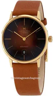 Hamilton Hamilton American Classic H38475501 38mm Stainless steel Brown