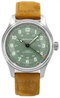 Hamilton Hamilton Khaki Field H70545560 42mm Titanium Green