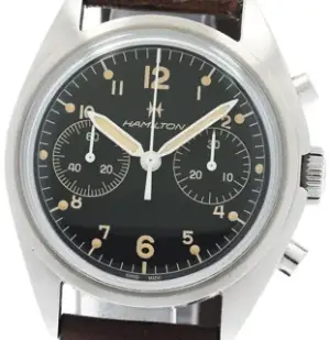 Hamilton Hamilton Khaki Aviation H764090 42mm Stainless steel Black