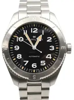 Hamilton Hamilton Khaki Field 41mm Stainless steel Black